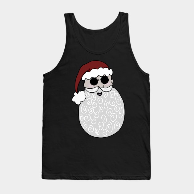 Badass santa with glasses Tank Top by GribouilleTherapie